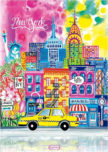 Educa puzzle Car Pintos: New York 1000 pieces