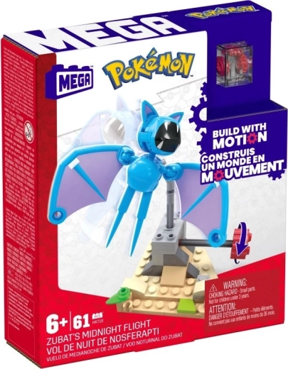 Plastist ehituskomplekt MEGA Pokémon Zubati öölend