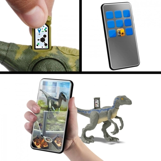 Augmented reality in the Jurassic World Facts app
