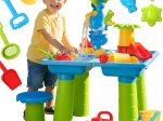 Woopie 3-in-1 water and sand table with chair and accessories