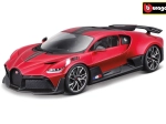 Bugatti Divo Car Model in 1:18 Scale, Metallic Red