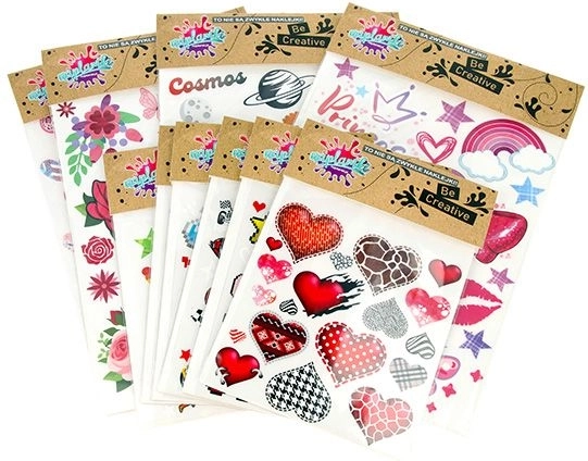 A sheet full of creative motifs