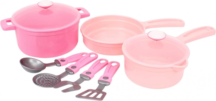 Realistlik kööginõude komplekt esimeseks kokkamiseks