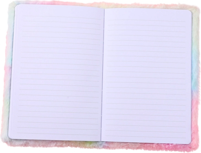 Soft plush cover in pastel colors