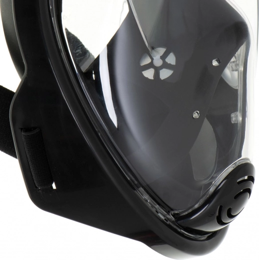 Dry-top snorkel ja kindel kinnitus