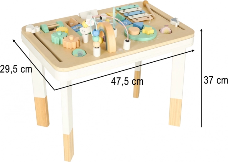 Ohutu puidust teostus ja kompaktne suurus