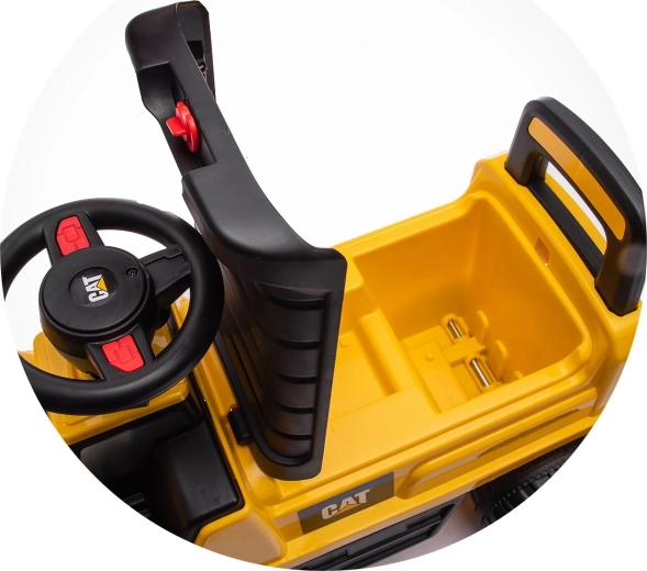 Rotating steering wheel with horn