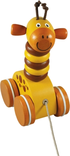 Cheerful giraffe design kids love