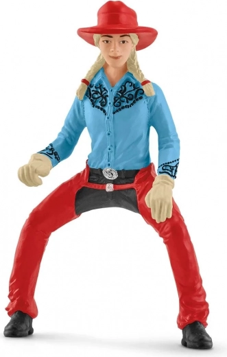 Kovboitüdruku detailne figuur