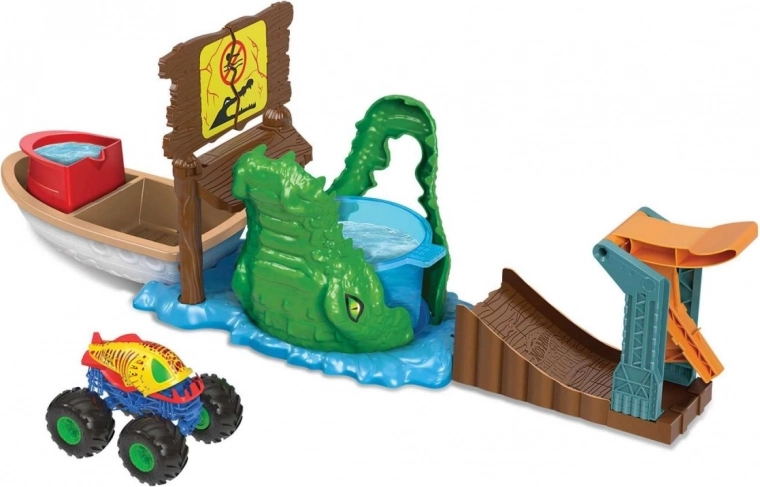 Jump over the crocodile jaws