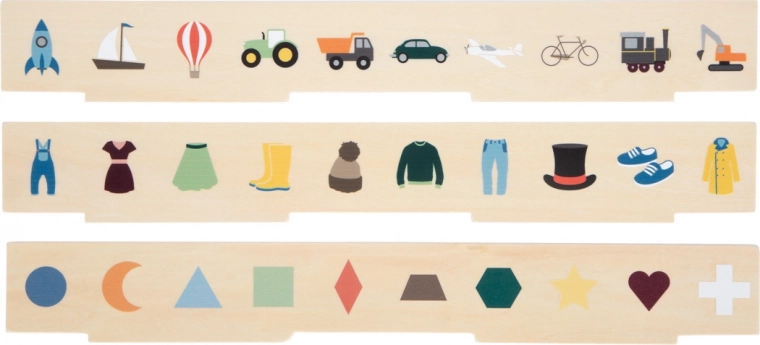 Learning through play: sorting and matching