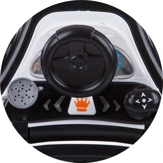 Interactive race-car-shaped tray