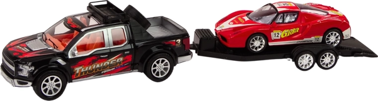 Detachable trailer for realistic transport