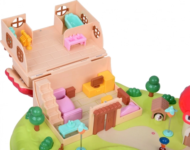 Rikkalikult sisustatud toad ja mängustseen