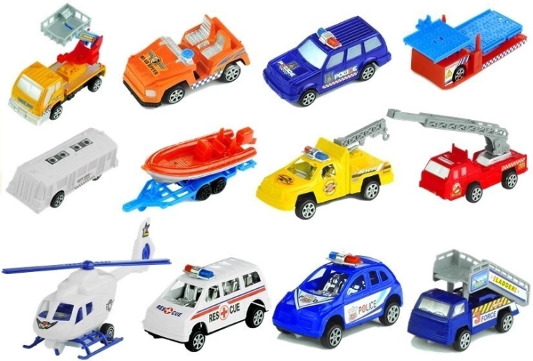 Erinevad sõidukid tegevuseks ja teeninduseks