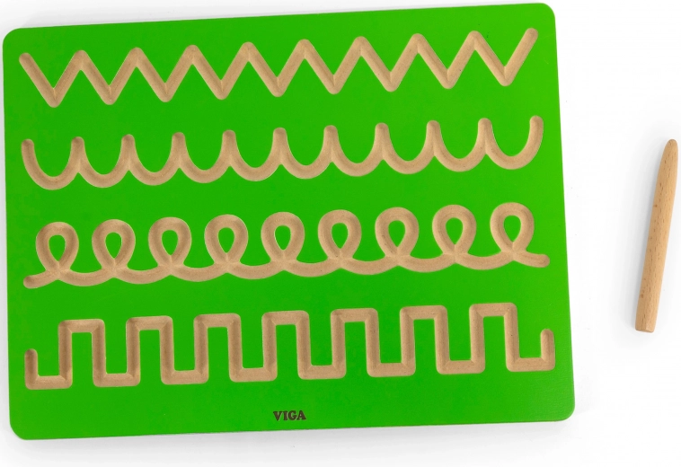 Õrnalt freesitud sooned kindlaks käe juhtimiseks