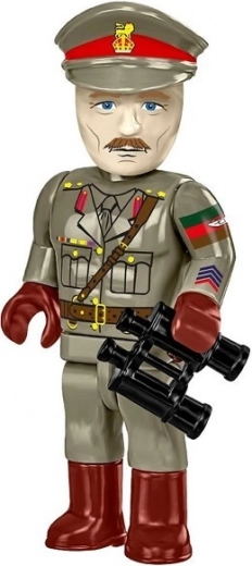 Ohvitseri figuur ja mudeli nimiplaat