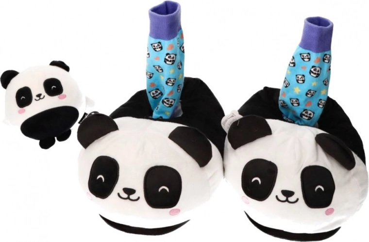 Mänguline panda-disain