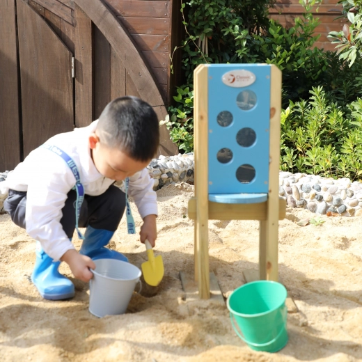 Ideal accessory for a backyard sandbox