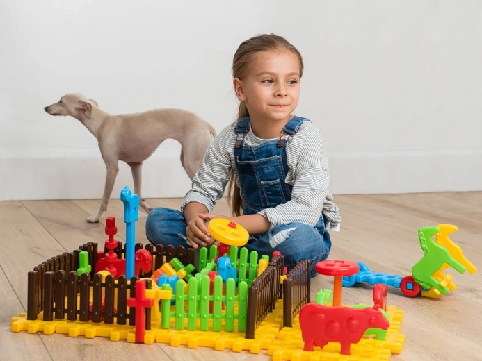 Soft and safe waffles for little builders