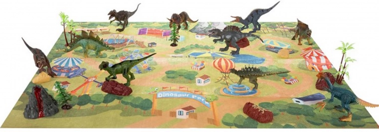 Suur mängumatt – dinosauruste park