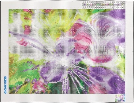 Eeltrükitud lõuend selge legendiga