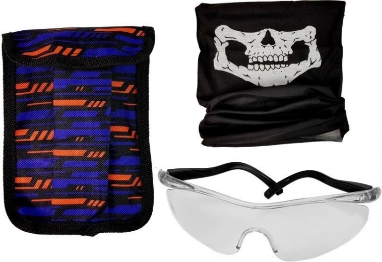 Multifunctional Scarf with Skulls