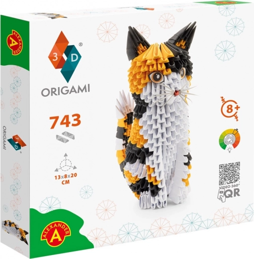 743 modules for an impressive 3D cat