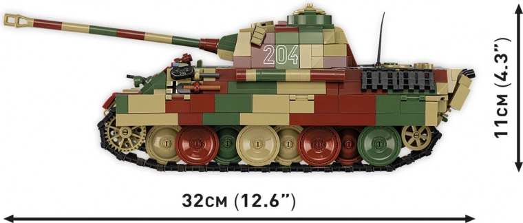 Functional turret, gun, and realistic tracks
