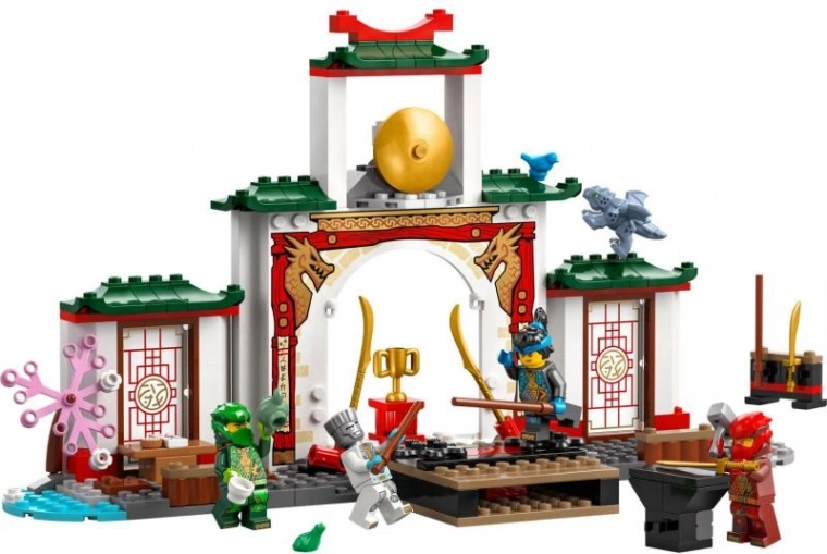 Tegu ja detaile täis tempel