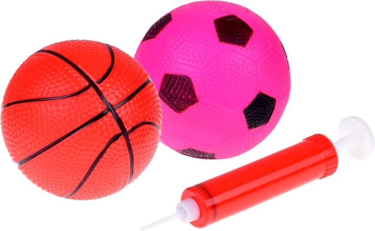 Täispuhutavad pallid ja värviline lotk mitmekülgseteks mängudeks