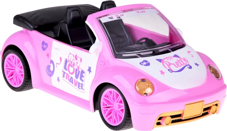 Stiilne roosa disain nukkudele