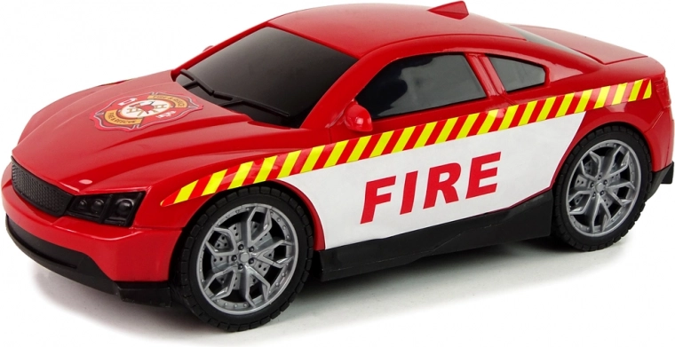 fast response car with rubber wheels