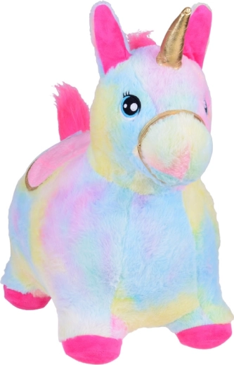 Pehme plüüsskate vikerkaarevärvides