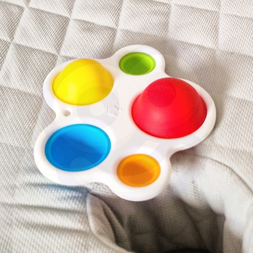 Colorful silicone bubbles