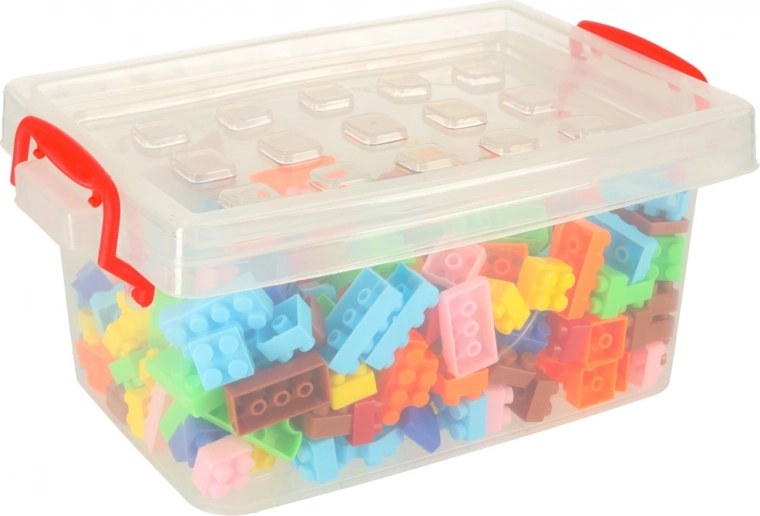 Practical storage box for tidiness and portability