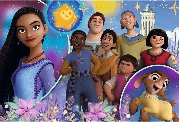 Filmi Disney Wish võluvad illustratsioonid