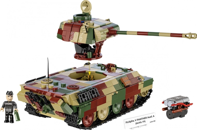 Detailed interior and removable turret