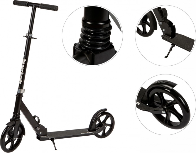 Sujuv sõit tänu suurtele 200 mm ratastele ja vedrustusele