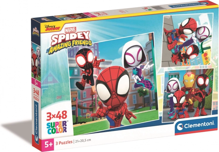 Kolm värvikat SPIDEY motiivi ühes pakendis