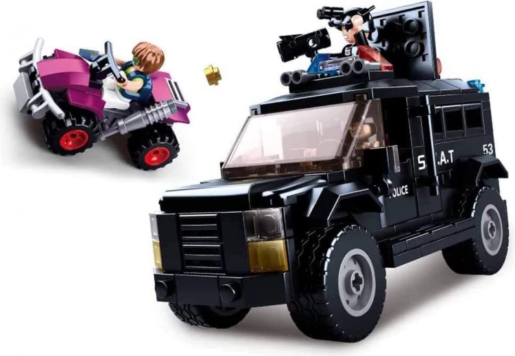 Action-packed SWAT vehicle full of details