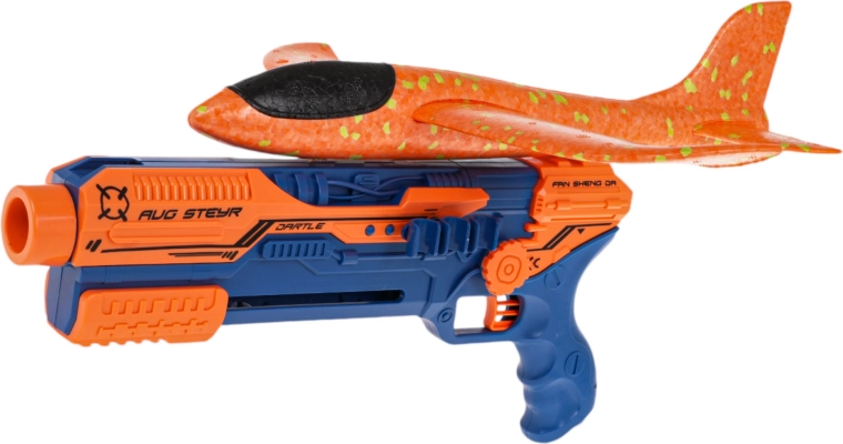 5-in-1: darts, balls, launcher and airplane