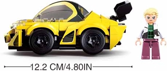 Sports car for creative play