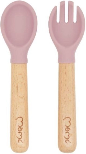 Ergonoomilised söögiriistad puidust käepidemetega