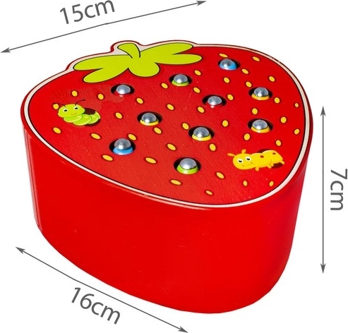 Erksad värvid ja ahvatlev maasikadisain