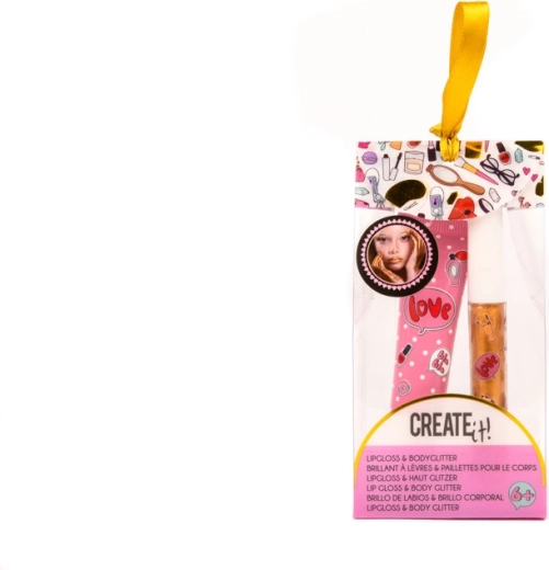 Double effect: lips and body shine