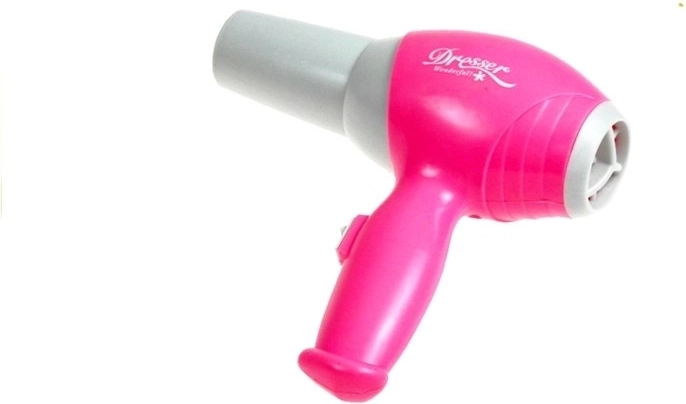 Working battery-powered kids’ hair dryer