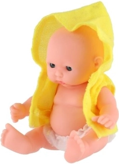 Armas 12 cm beebinukk tekstiilist riietega