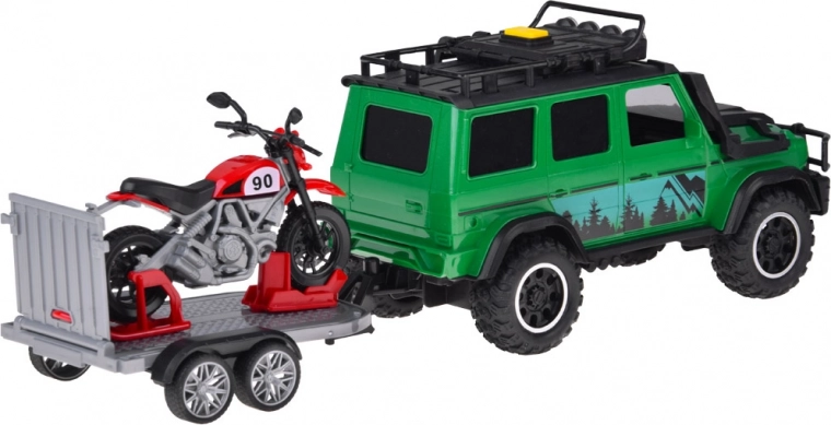 Allaklapitav rampa ja mootorratta turvaline vedu