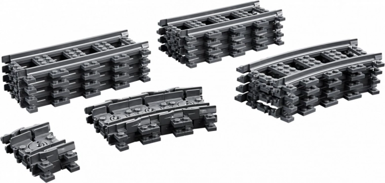 Ühildub LEGO City rongidega